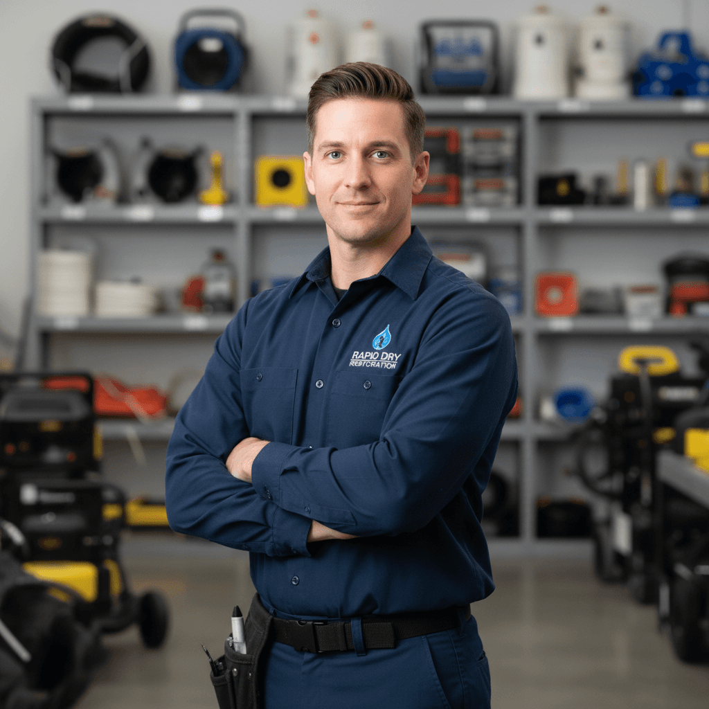 Ben DiMauro, founder and lead restoration specialist, posing confidently in a professional setting
